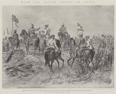 中国の連合軍と 作： Johann Nepomuk Schonberg